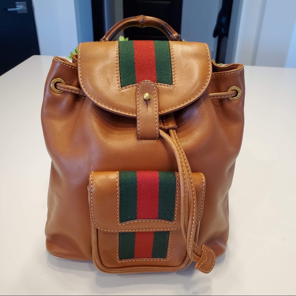 Gucci Bamboo Vintage Backpack